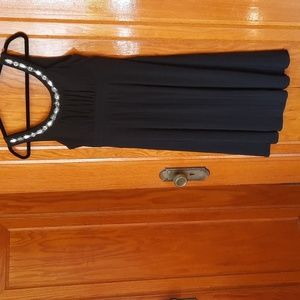 Black dress with fun details